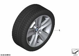 WINTER WHEEL W.TIRE STAR SP.327 - 17