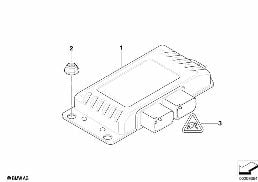 ЭБУ раздаточной коробки diagram for BMW X6 E71 50iX
