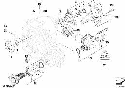 SINGLE PARTS F TRANSFER CASE ATC 300 diagram for BMW 3 Series E90 330xd