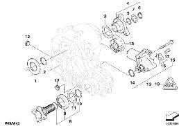 SINGLE PARTS F TRANSFER CASE ATC 300 diagram for BMW 3 Series E92 335xi