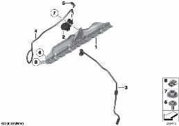 VACUUM CONTROL EXHAUST TURBOCHARGER diagram for BMW 1 Series F21 M135i