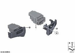 IGNITION LOCK OF REMOTE CONTROL diagram for BMW Z4 E89 30i