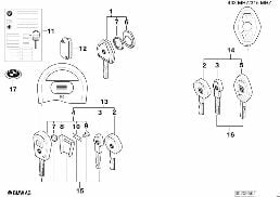 Télécommande radio diagram for BMW 3 Series E46 M3