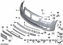 TRIM COVER, FRONT