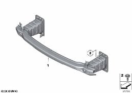 Supporto ant. diagram for BMW X5 E70 LCI 40dX