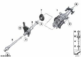 ELECTRON.STEER. COLUMN ADJ./ADD-ON PARTS