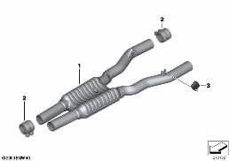 CENTER MUFFLER
