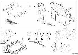 DVD-Sistem portatif diagram for BMW X5 E70 LCI 40dX