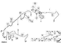 SCR hatlar/sabitleme parçaları diagram for BMW X5 E70 LCI 35dX