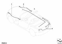 REPAIR CABLE MAIN CABLE HARNESS diagram for BMW Z4 E89 35is