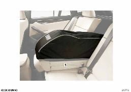 SKI AND SNOWBOARD CASE diagram for BMW X1 F48 20dX