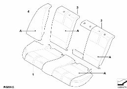 รบ.ขยายพท.เก็บสภร.,ที่นั่งสปอร์ตด้านหลัง diagram for BMW 3 Series E90 LCI M3