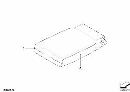 ที่เท้าแขนด้านหลังเฉพาะรุ่น diagram for BMW 3 Series E90 LCI M3