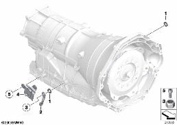 GA6HP26Z Elementy przełączeniowe diagram for BMW 7 Series F02 750LiX