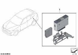 RETROFIT KIT, CD-CHANGER diagram for BMW X1 E84 23dX