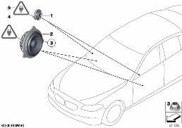 SINGLE PARTS F FRONT DOOR HIFI SYSTEM
