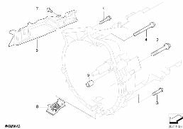 GEARBOX MOUNTING PARTS diagram for BMW 3 Series E91 LCI 335xi