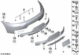 M TRIM, REAR diagram for BMW Z4 E89 30i