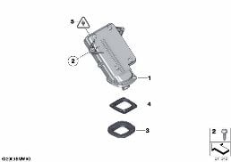 REVERSING CAMERA diagram for BMW X6 E71 35iX