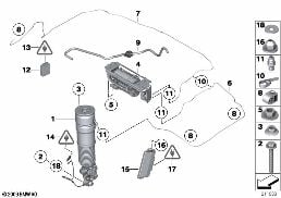 LEVELL.DEVICE, AIR SPRING AND CTRL UNIT