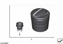 SMOKER PACKAGE diagram for BMW 2 Series F45 Active Tourer LCI 218dX
