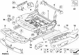 FRONT SEAT RAIL ELECTRICAL/SINGLE PARTS