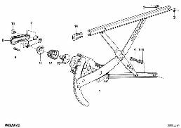 DOOR WINDOW LIFTING MECHANISM FRONT