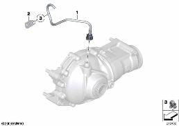 FINAL DRIVE(FRNT AXLE),VENTILAT./4-WHEEL diagram for BMW X3 F25 35iX