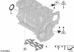 ENGINE BLOCK MOUNTING PARTS