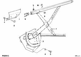 DOOR WINDOW LIFTING MECHANISM FRONT