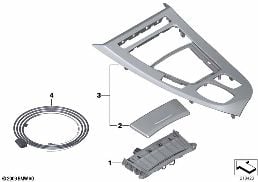 RETROFIT SMOKER PACKAGE diagram for BMW Z4 E89 30i