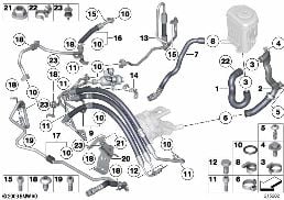 POWER STEERING/OIL PIPE/DYNAMIC DRIVE