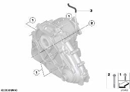 GEARBOX MOUNTING / VENTILATION diagram for BMW X5 F15 35iX