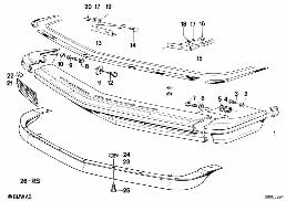 FRONT BUMPER MOUNTING PARTS