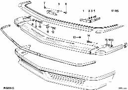 FRONT BUMPER MOUNTING PARTS