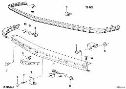 FRONT BUMPER MOUNTING PARTS