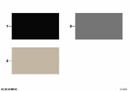 SAMPLE CHART WITH INTERIOR COLORS diagram for BMW 3 Series E92 335i