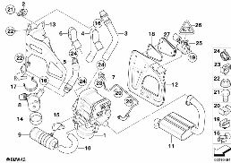 SPARE PARTS, AUXILIARY HEATER BYPASS SYS diagram for BMW 3 Series E90 LCI 318d