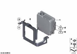 Videomodul / držák diagram for BMW X6 E71 35dX