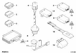 MODULES/SWITCH/CHARGE SOCKET,OFF. VEH. diagram for BMW 3 Series E46 318i