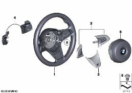 M SP. ST. WH. AIRBAG MULTIF./PADDLES diagram for BMW Z4 E89 20i