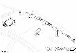 AIRBAG diagram for BMW 3 Series E90 LCI 320d
