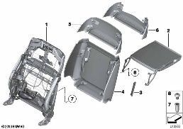 SEAT, FRONT, FOLDING TRAY