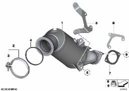 ENGINE-SIDE CATALYTIC CONVERTER