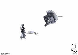 SHIFT PADDLES / SHIFT PADDLES diagram for BMW 3 Series E90 318d