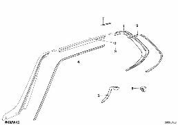 EXTERIOR TRIM / GRILL diagram for BMW 6 Series E24 633CSi