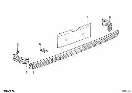 EXTERNAL MOLDINGS / MOULD.ROCKER.PANELS diagram for BMW 6 Series E24 633CSi