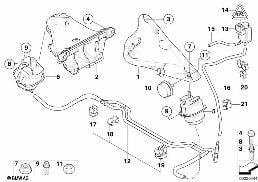 ENGINE SUSPENSION diagram for BMW X5 E70 LCI 30dX