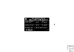 Informační štítek „Výfukové plyny“