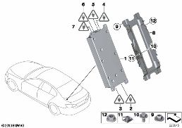 TCB diagram for BMW 5 Series F10 550i